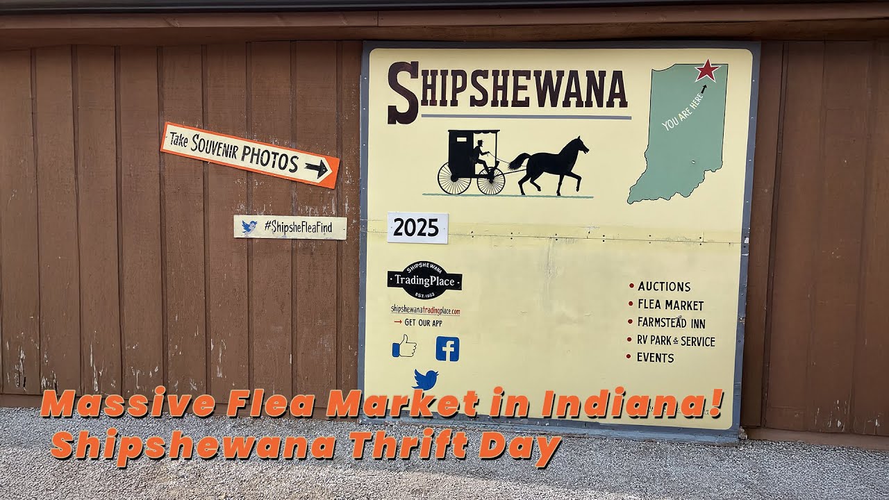 Treasure Hunting at Shipshewana Flea Market & Thrift Store