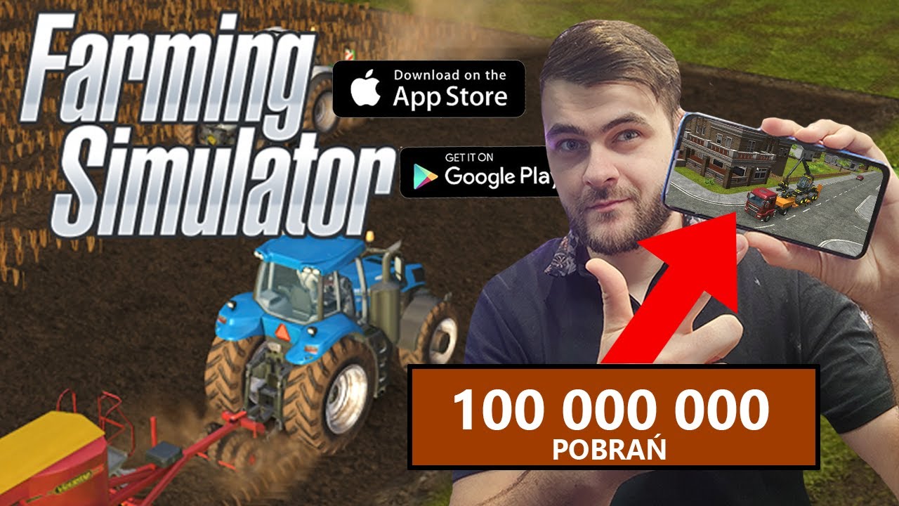 Ten symulator  pobrało ponad 100 MLN graczy! - Farming Simulator 14 & 16 (Symulatory na telefony)