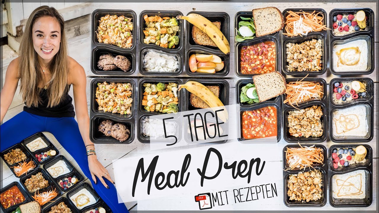 MEAL PREP für 5 Tage | So einfach kann Abnehmen sein!