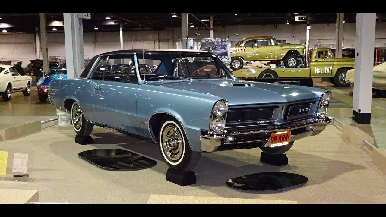 1965 Pontiac GTO Hardtop in Fontaine Blue Paint & Engine Start Up on My Car Story with Lou Costabile