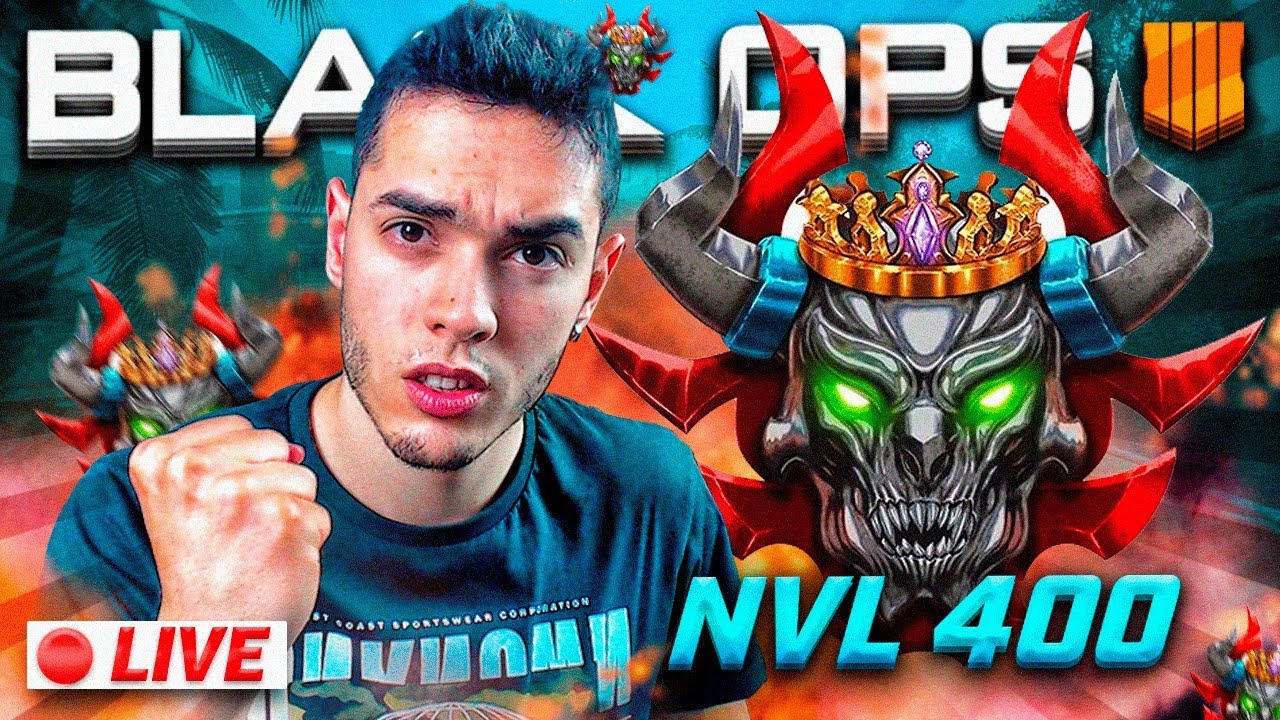 💀SUBIENDO AL NIVEL 400 DE BLACK OPS 4 EN DIRECTO💀