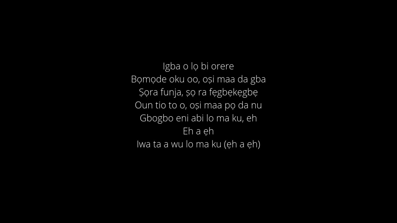 Brymo Ọlánrewájú (Lyrics Video)