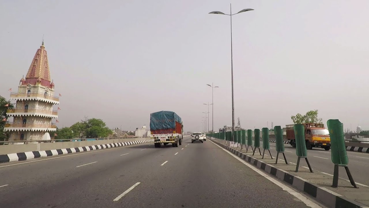 Driving on Panipat Elevated Expressway - Haryana, India