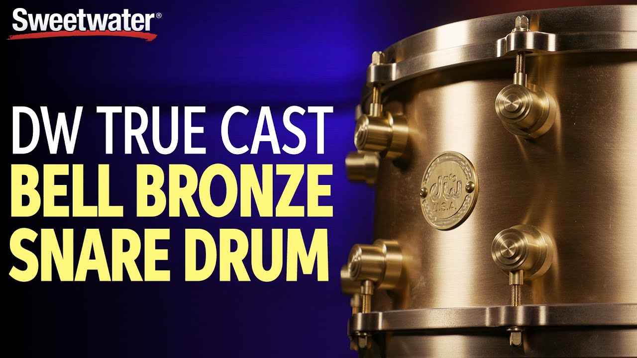 DW True Cast Bell Bronze Snare Drum Demo