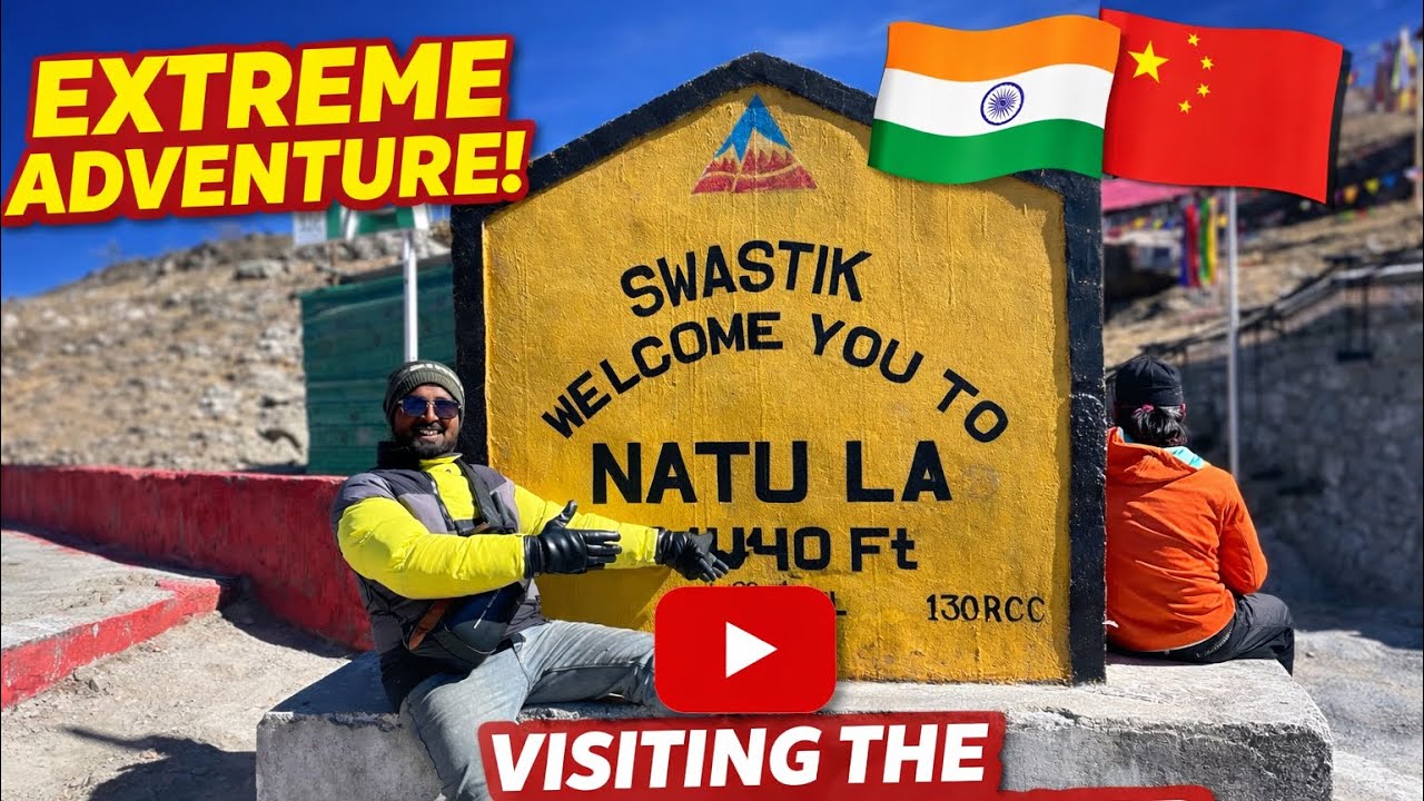 Finally we reached Nathula Pass🤩| Ep-09 | Kolkata to sikkim bike ride. #sikkim #nathula #motovlog 