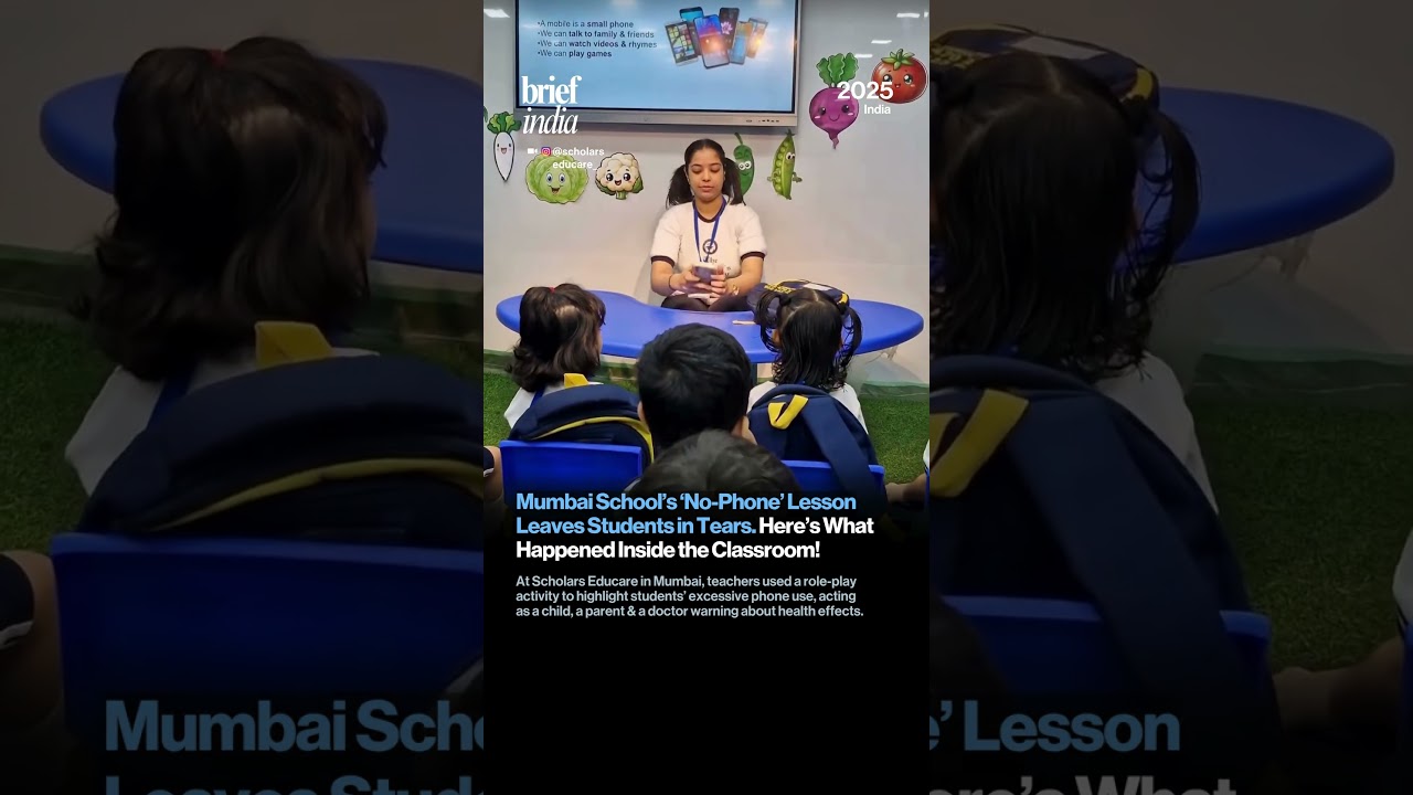 Mumbai School Uses &ldquo;Phone Awareness&rdquo; Exercise to Curb Gadgets, Students Filmed Responding!