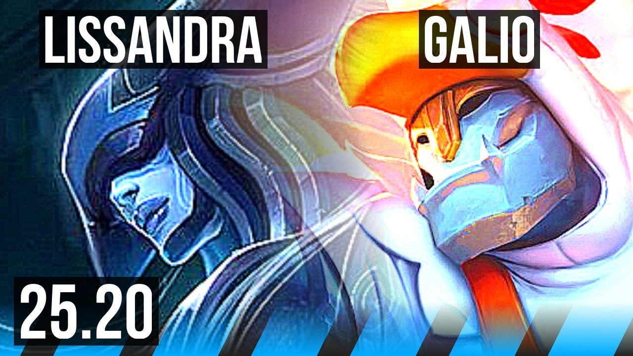 LISSANDRA vs GALIO (MID) | 50k DMG, Legendary, 18/5/15 | EUW Diamond | 25.20