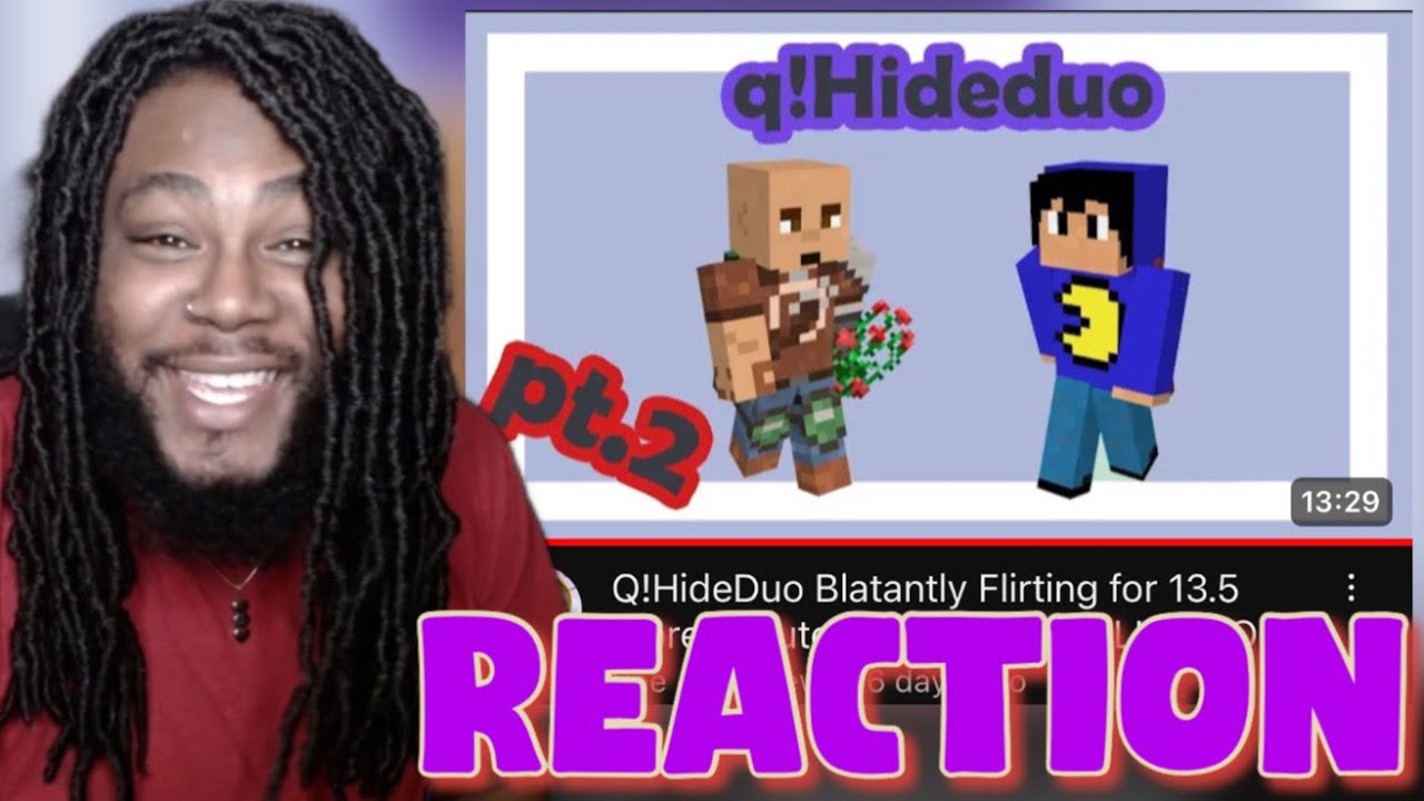 Q!HideDuo Blatantly Flirting for 13.5 More Minutes Gay! (QSMP CLIPS) PART 2 | REACTION