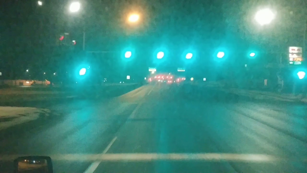 Driving thru Waterloo,iowa at 2am