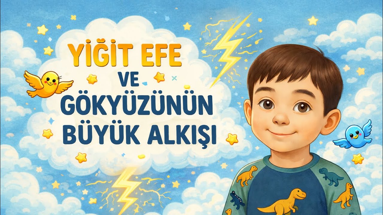 Gök Gürültüsünden Korkan Çocuklar İçin Cesaret Masalı ⚡