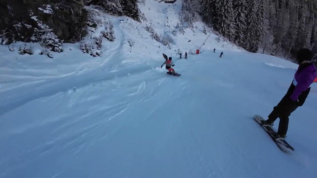 Icy Parchets Blue Slope Avoriaz