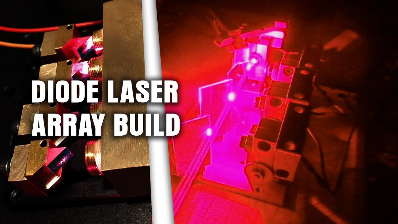 How to build a basic Red Laser Array out of scrap materials
