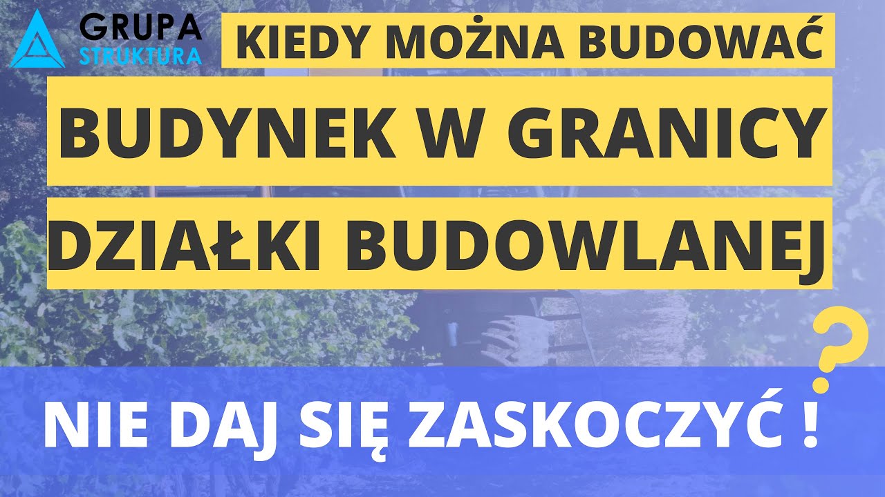 Kiedy możemy budować w granicy działki budowlanej ?