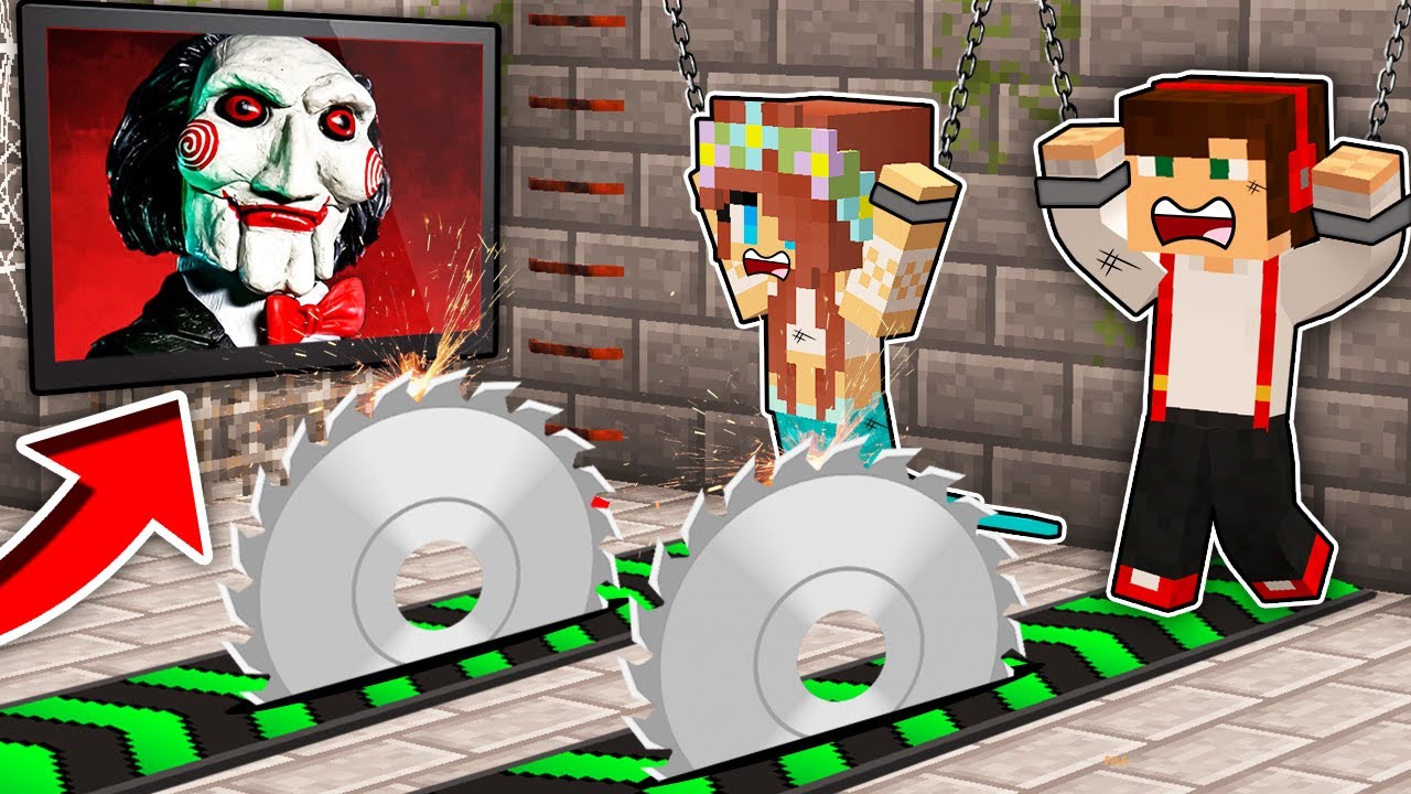 TRAFILIŚMY DO STRASZNEGO POKOJU TORTUR Z PIŁAMI 😱 W MINECRAFT?! GPLAY & LUMI