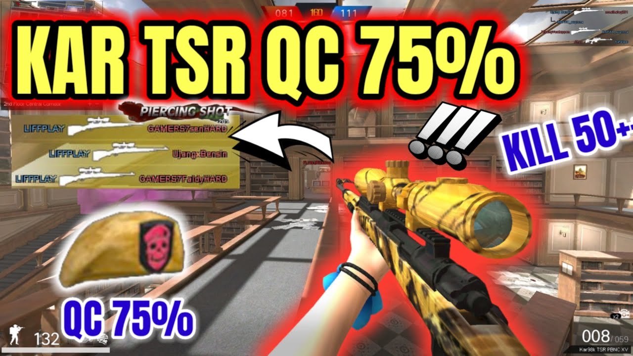 AWP ONLY PAKAI KAR TSR QC 75% + FULL ITEM MACRO AWP?!! -Pointblank Indonesia 