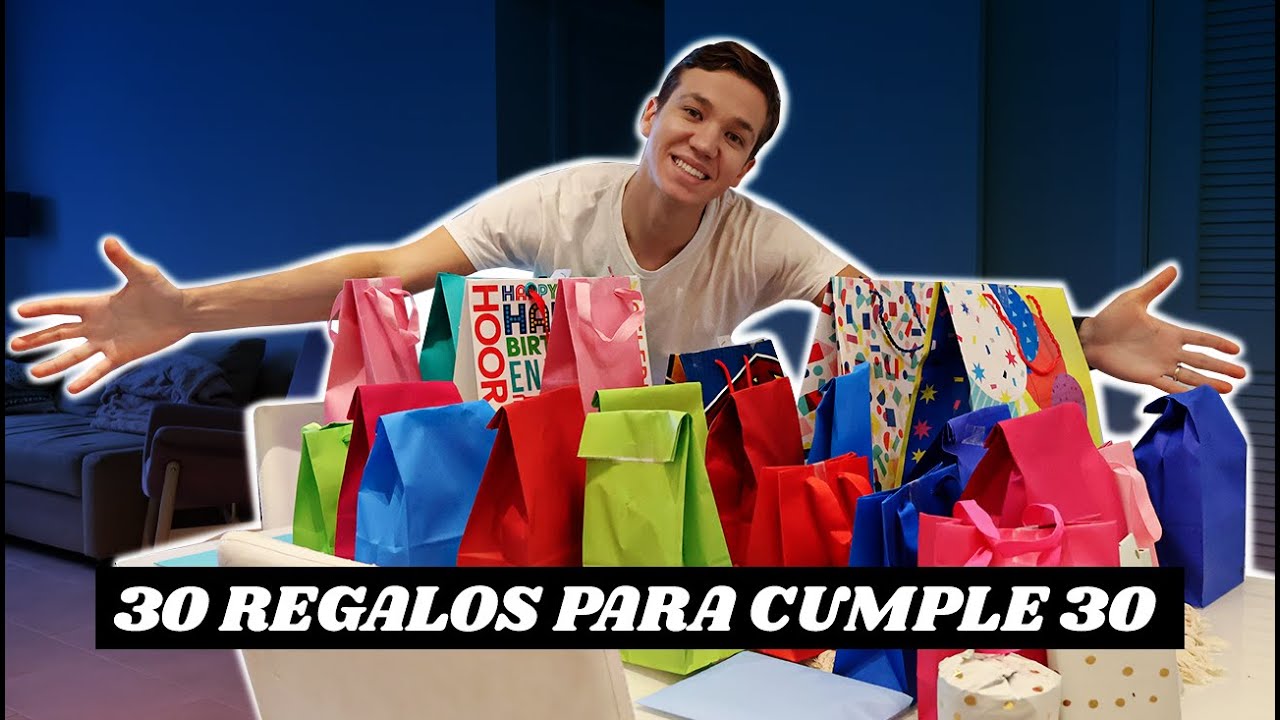 Compre 30 REGALOS a mi esposo para su CUMPLE #30 ! 🎁🥳 | Un Par de Ales