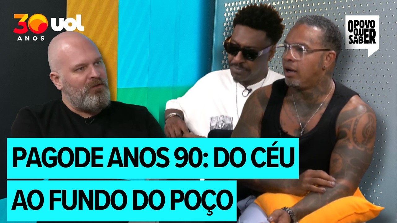 Dodô do Pixote e Rodriguinho debatem pagode dos anos 1990, Banheira do Gugu, momentos de crise e+