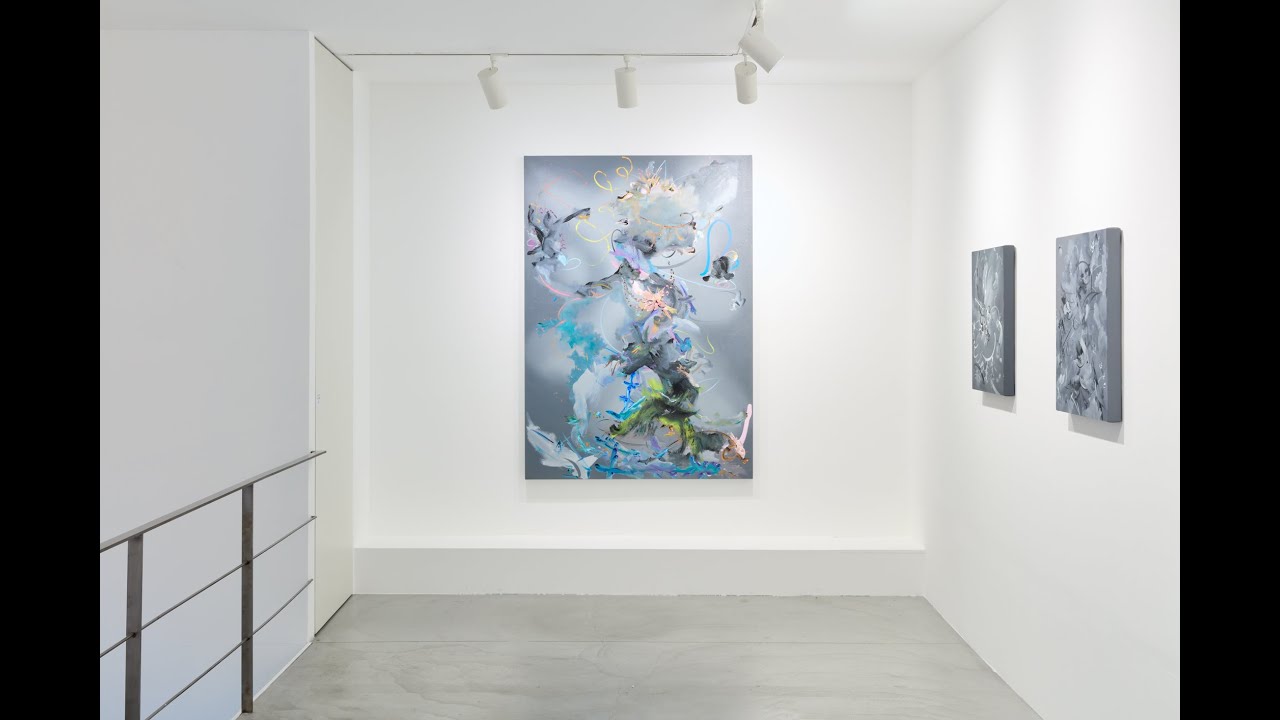 Fiona Rae at Galerie Nathalie Obadia in Brussels, January 2023
