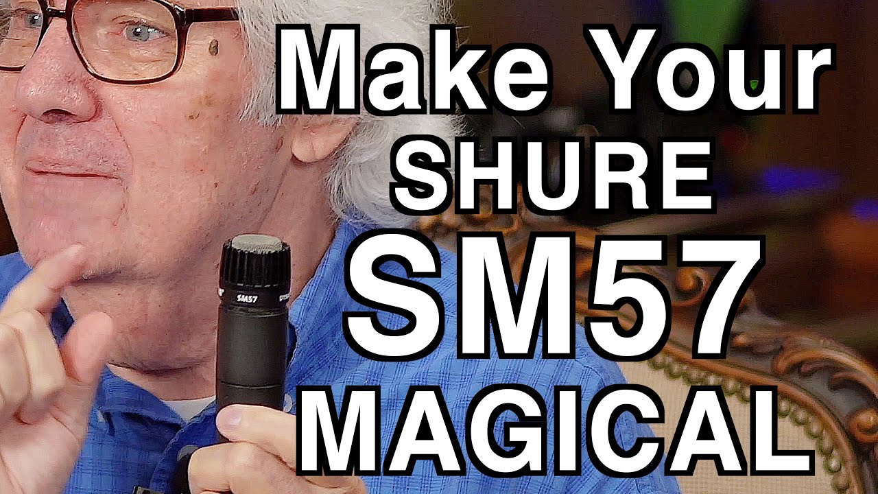 SHURE SM57 Mic MAGICAL Pop Filter - fix the Plosives!!!