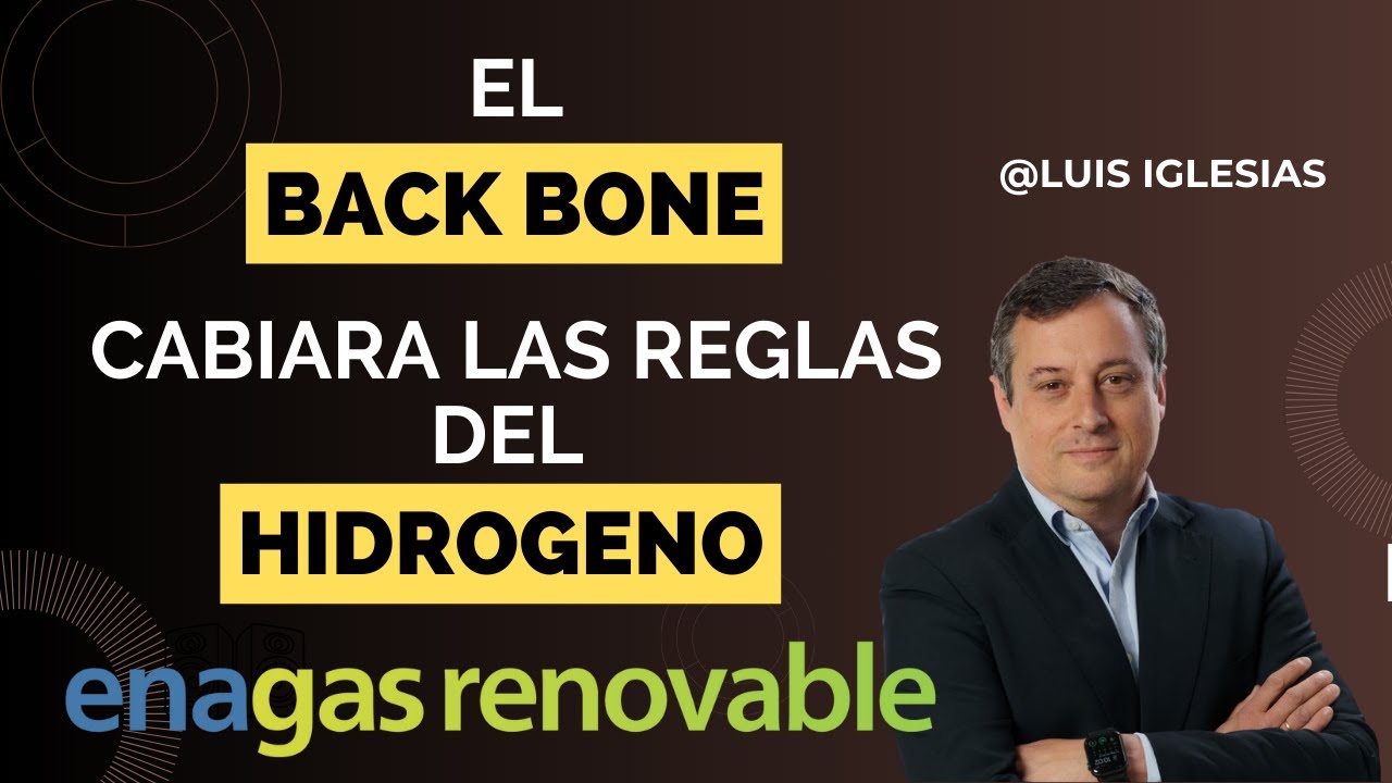 ENAGÁS Renovable: Backbone, fases y viabilidad, así se construye el hidrógeno  (Luis Iglesias)