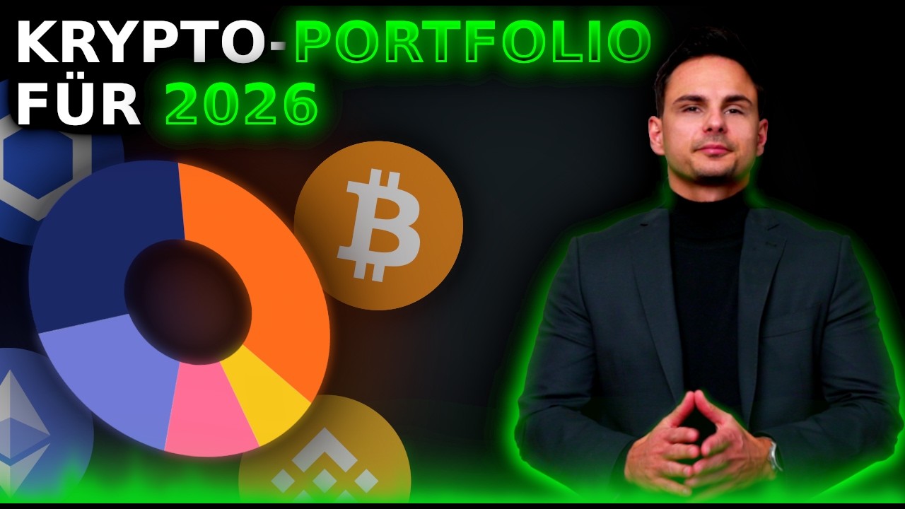 Profi Krypto-Portfolio 2026 für Einsteiger! Bitcoin Ethereum und Altcoins