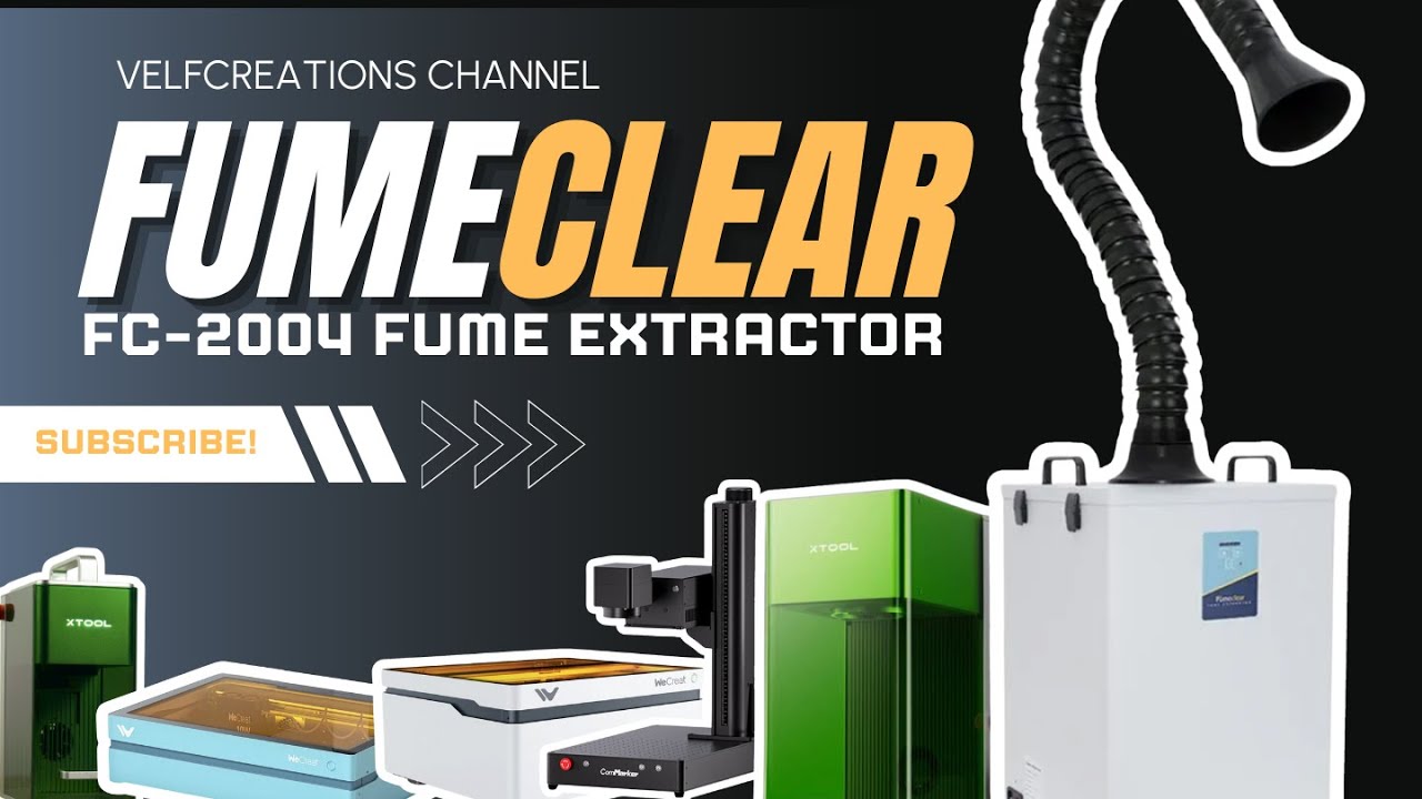 Fumeclear FC-2004: Ultimate Fume Extractor for Laser Engraving & MORE! 🚀