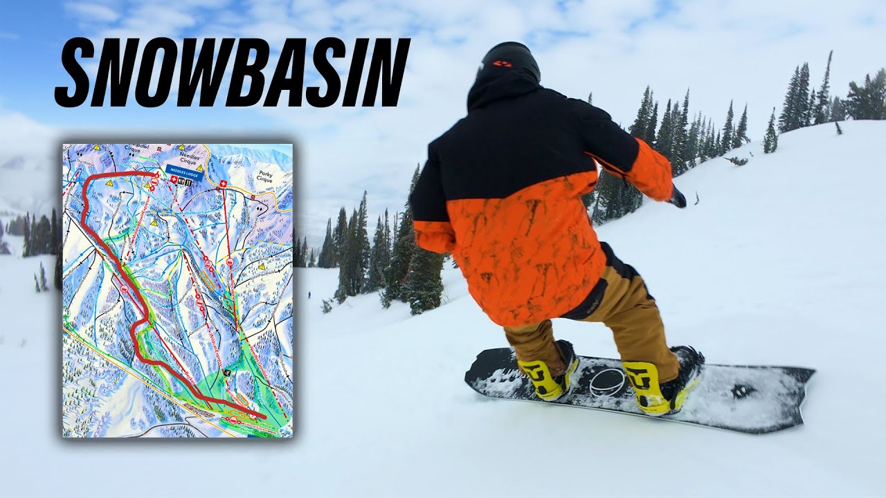 TOP TO BOTTOM Follow Cam - Snowbasin - RAW AUDIO 🎙️ Mic'd Up
