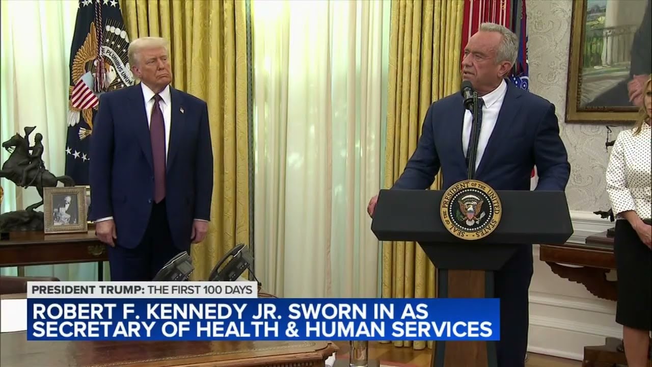 RFK Jr. sworn in as nation's health secretary
