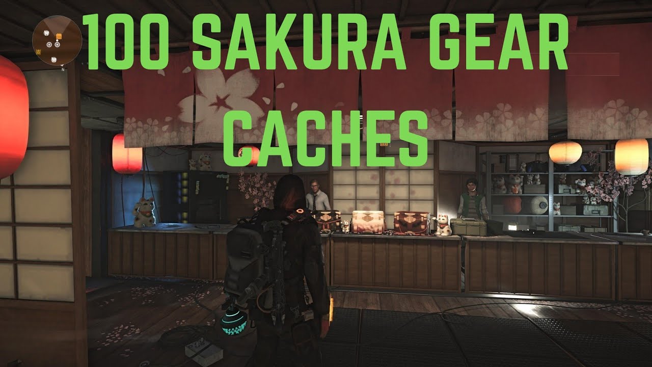 The Division 2: Открытие 100 тайников с экипировкой SAKURA
