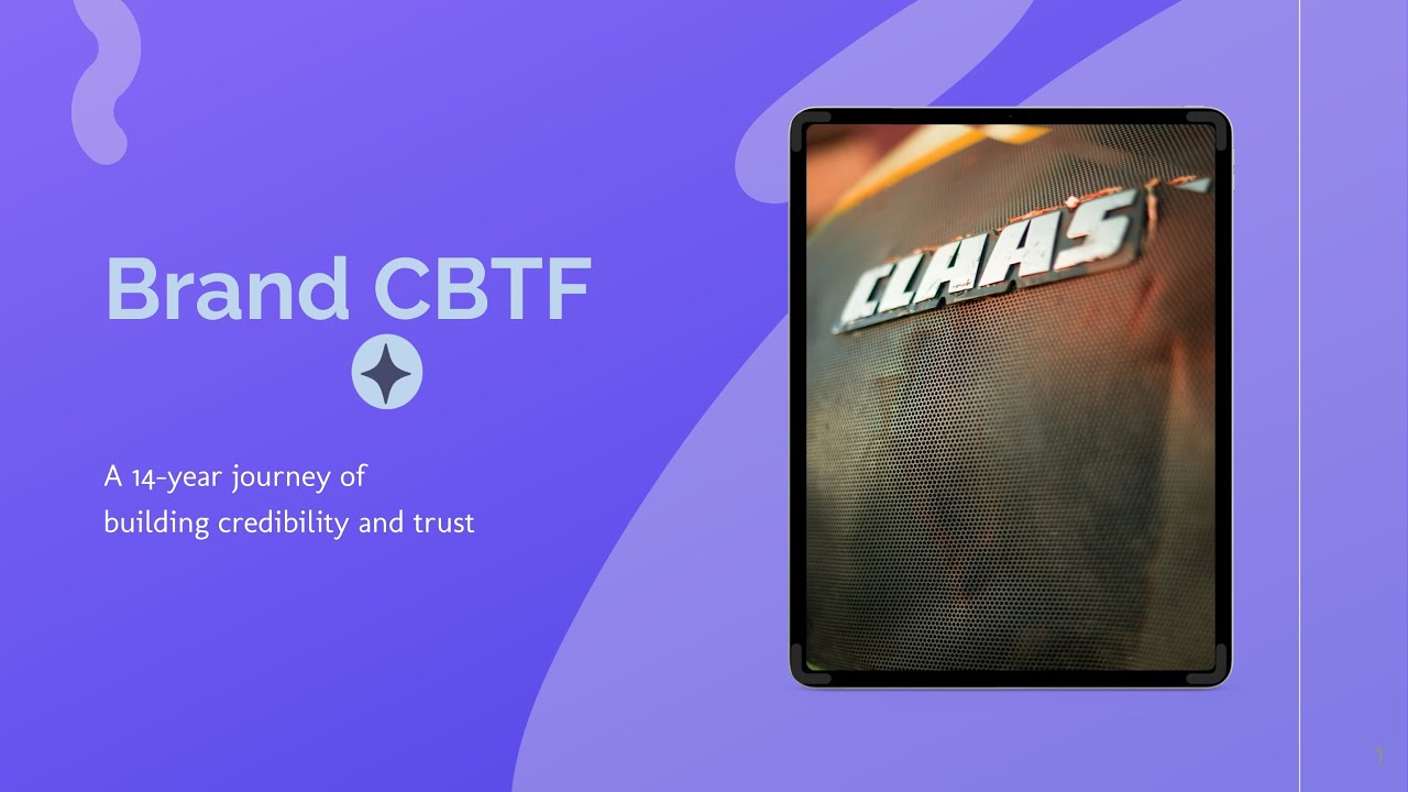The Rise Of Brand CBTF A 14 Year Journey Video