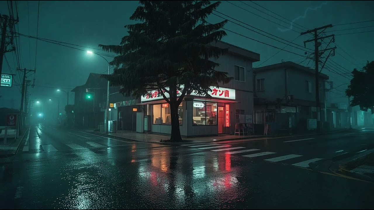 AfterRain Lofi - Late Night Focus | Peaceful Focus Music