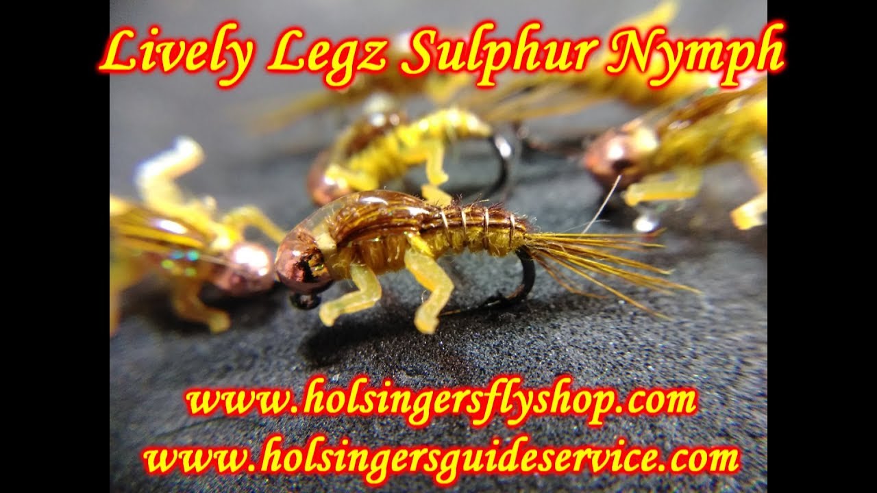 Lively Legz Sulphur, Holsinger's Fly Shop