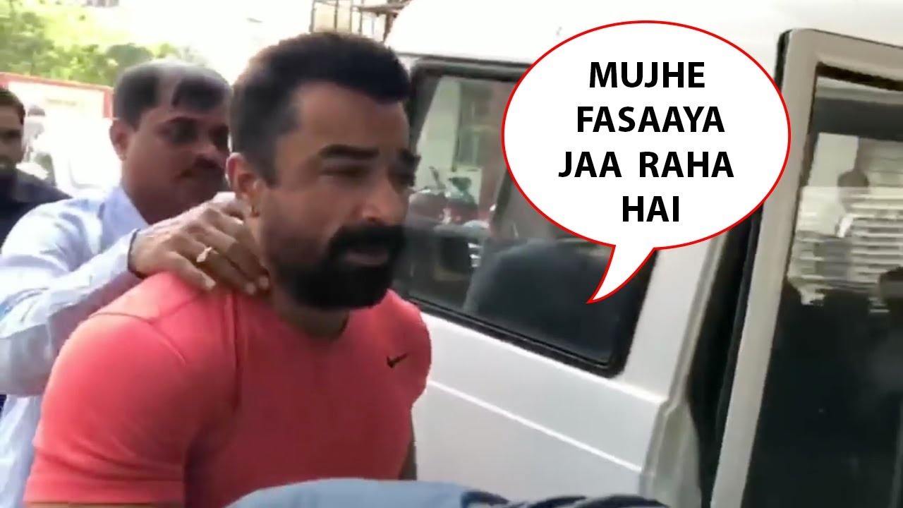 Ajaz Khan Cries And Pleads In Front Of Public As Mumbai Police Arrest Him From His Home