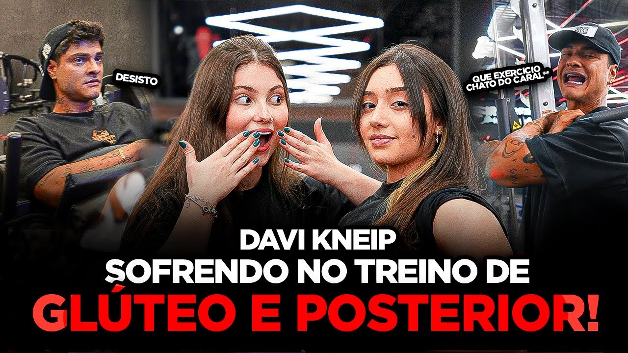 SOPHIA E AMANDINHA LEVARAM O DAI KNEIP AO EXTREMO NO TREINO DE GLÚTEO