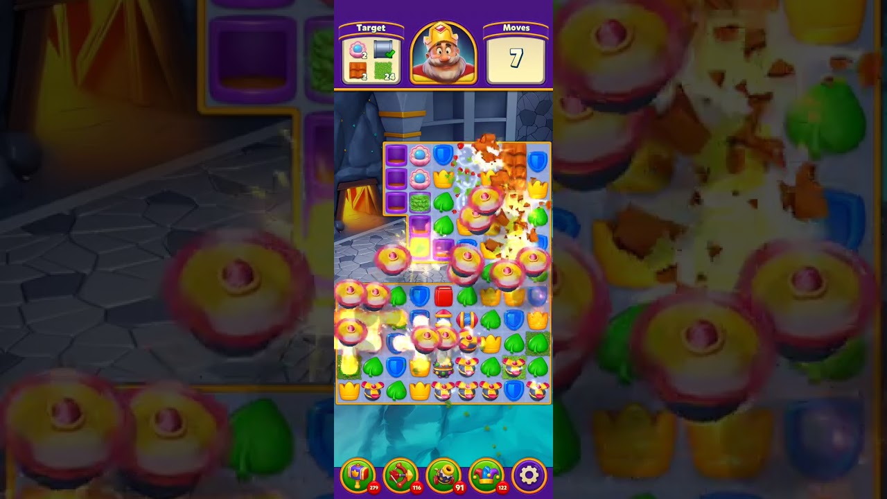 Royal Match Level 3859 No Boosters Series