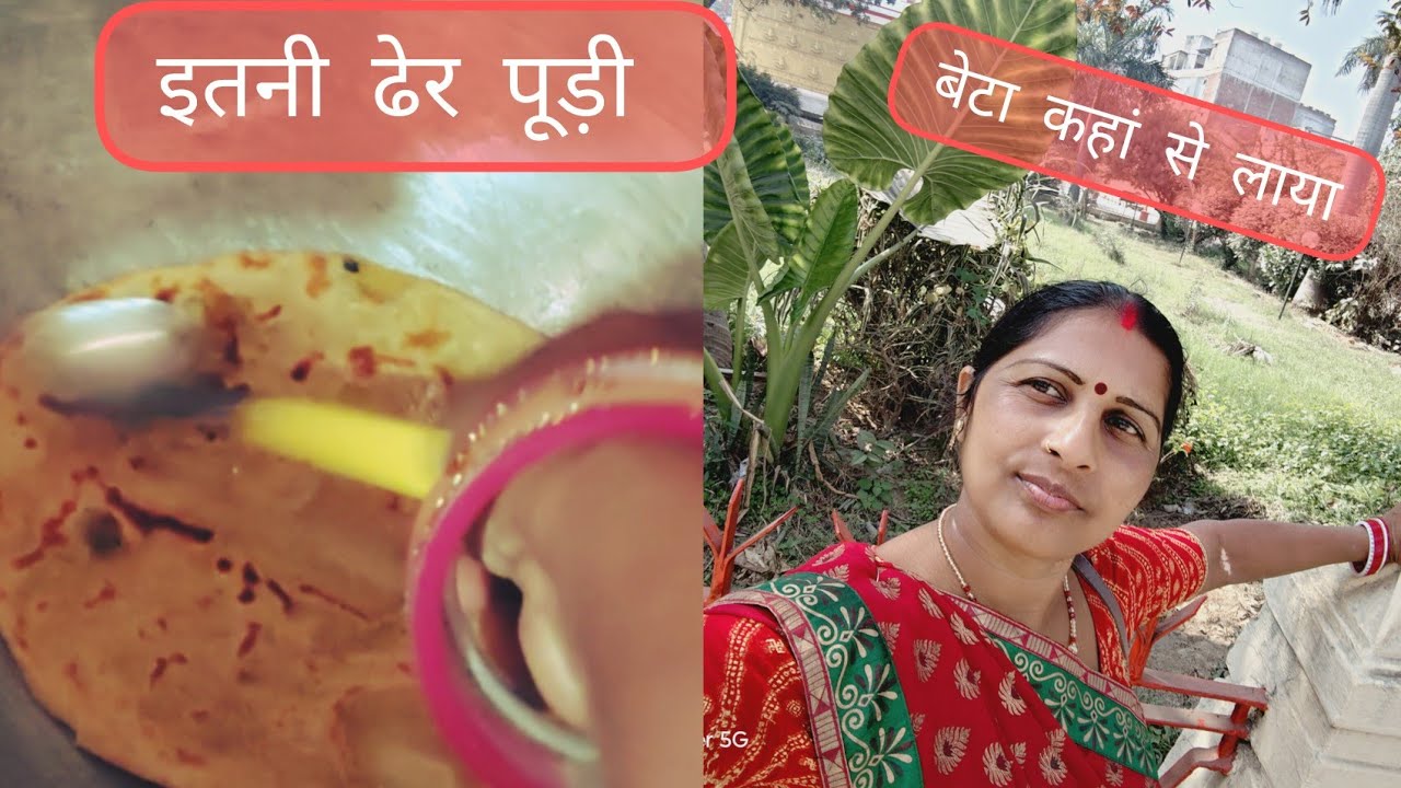 इतनी पुड़िया बेटा कहां से लाया😁 खाने में बड़ा मजा आया कि💯👍