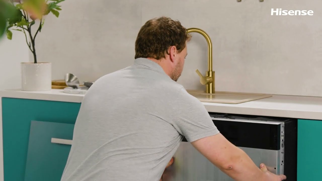 How to install Hisense Dishwasher with Sliding Doors?