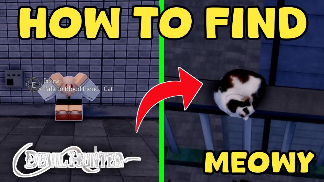 Jak zdobyć Meowy w Devil Hunter | Lokalizacja Meowy | Roblox
