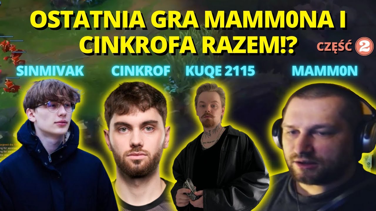 CINKROF - NIEDZIELNY CLASH FT. SINMIVAK, KUQE 2115, MAMM0N I 100PA [CZ. 2/2]