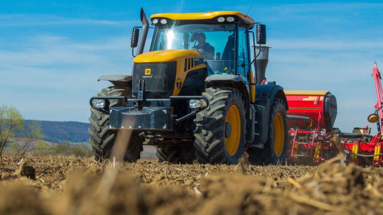 Sejba kukurice🌽 JCB Fastrac 3230💛 Väderstad Tempo f8❤
