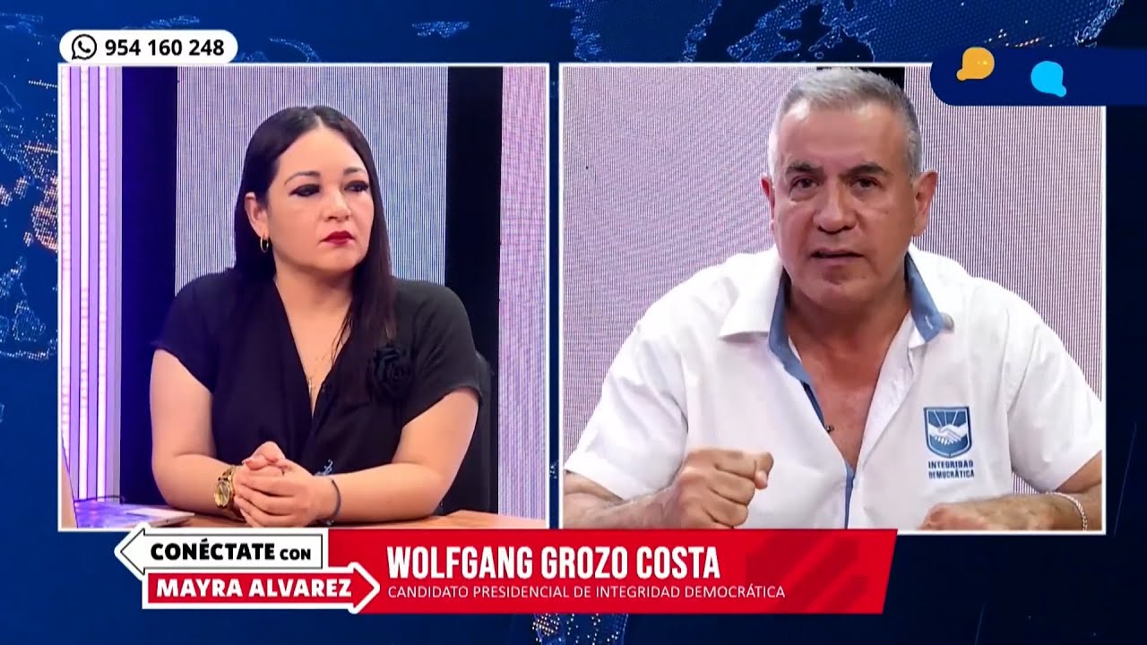 Entrevista a nuestro candidato presidencial, Wolfgang Grozo, en @Conectate-con-Mayra-Alvarez