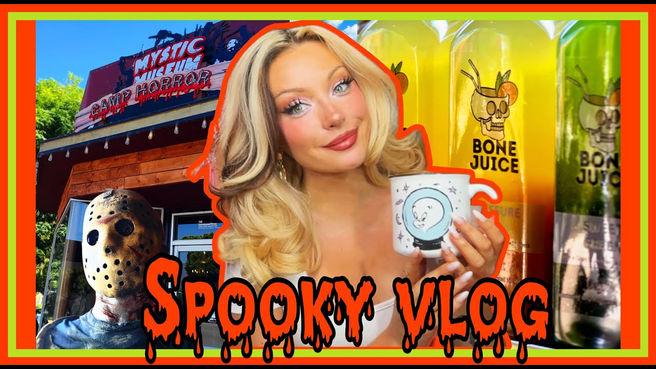 Spooky Vlog | Horror Vibes Coffee | Mystic Museum & Halloween stores.