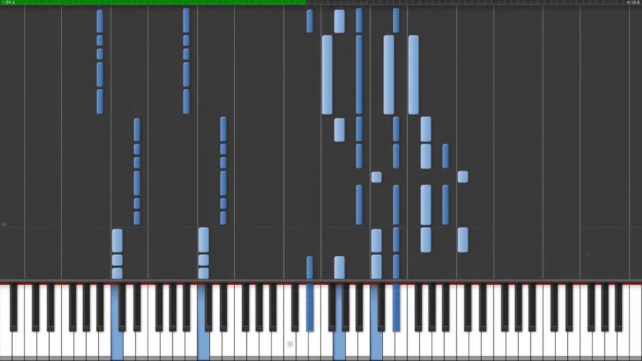 Two Steps From Hell: El Dorado | Piano Arrangement Midi Visualisation