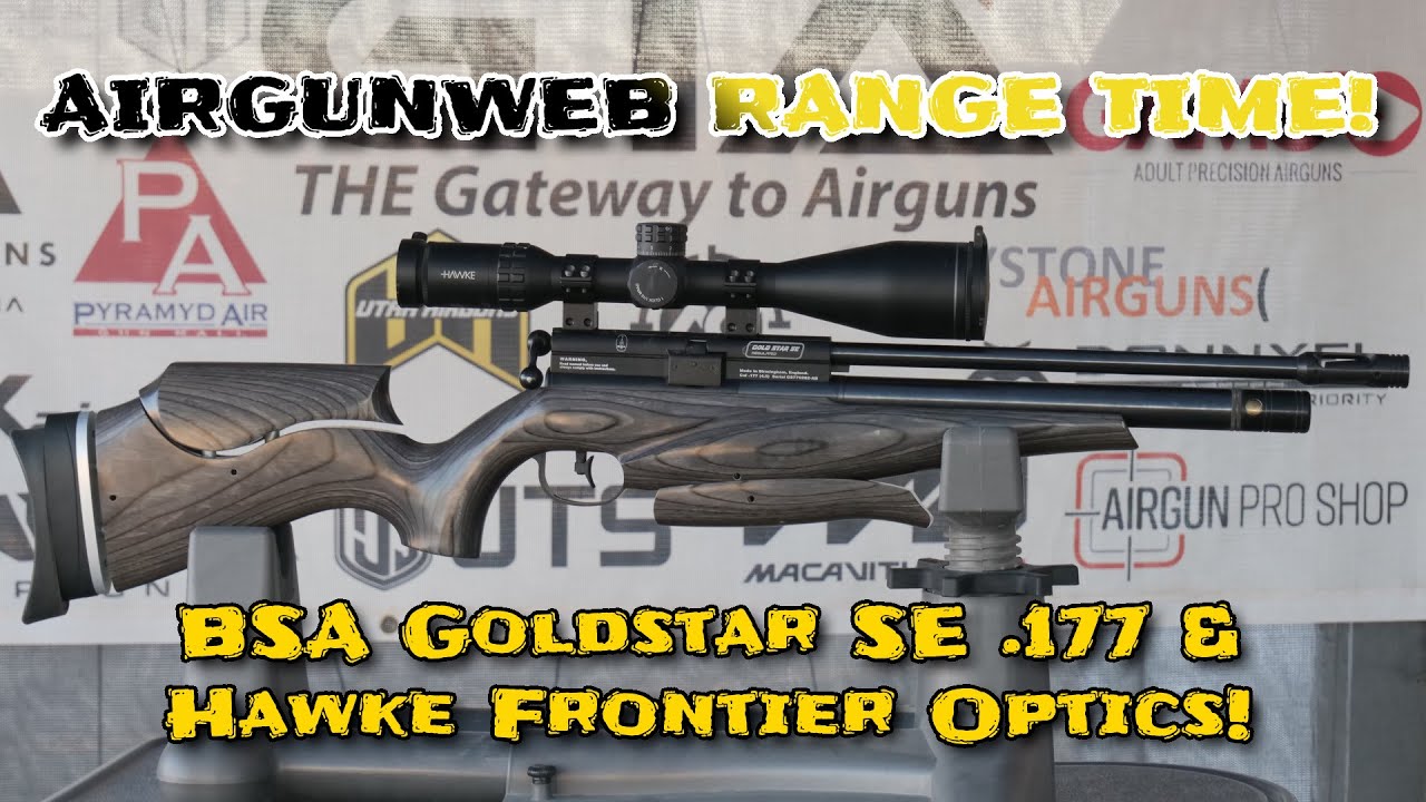 BSA Goldstar SE .177 with Hawke Frontier Scope and JTS Pellets - Field Target Goodness!