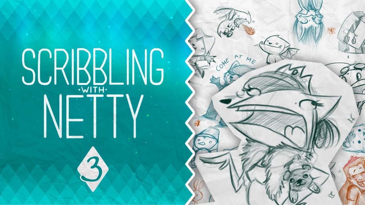 KITTENS & PRINCESSES  || Scribbling with Netty (3)