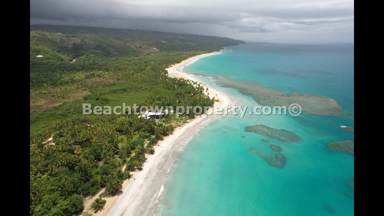L1688DB  Coson beachfront land 201,187 97m2 Samana Dominican Republic