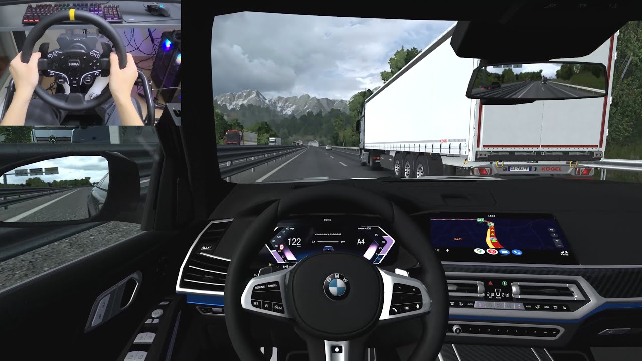 2023 BMW X7 ┃Euro Truck Simulator 2 ┃MOZA R5 steering wheel