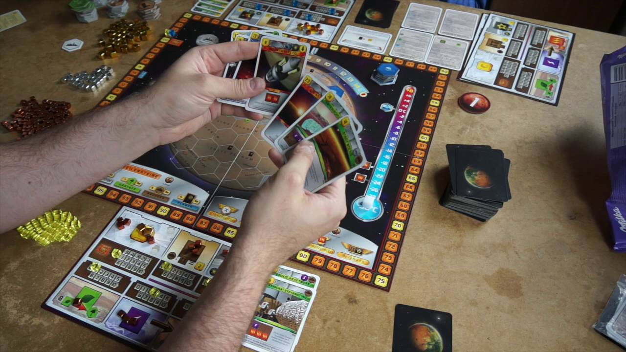 Terraforming Mars - Let's Play mit Stephan - Teil 2: Eine komplette Partie (Fixe Kamera)