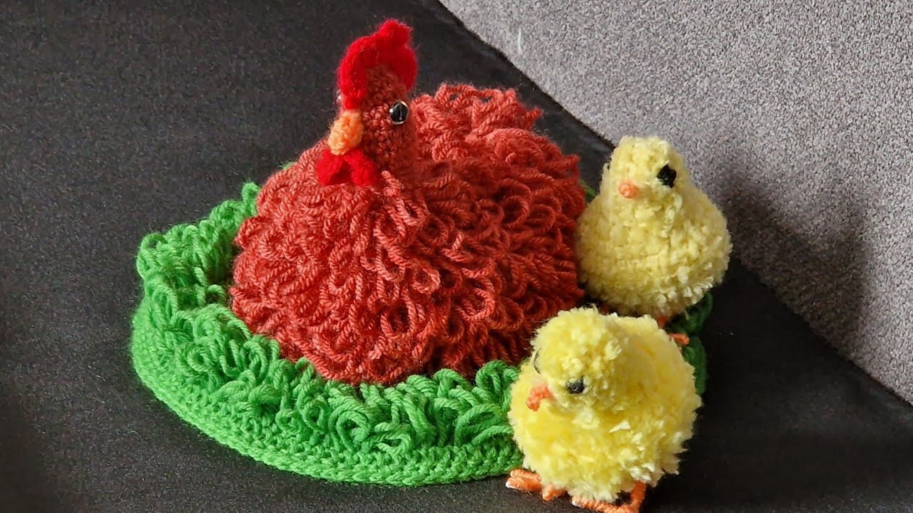 Heklana kokoš na jednostavniji nacin/Crochet Chicken/Huhn für Ostern, happy Easter,Uskrs ,Vaskrs,