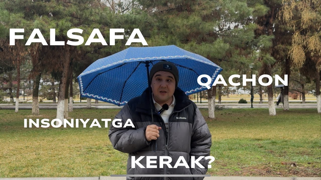 Falsafa insoniyat qachon kerak boʻladi?Xurshid Toshov